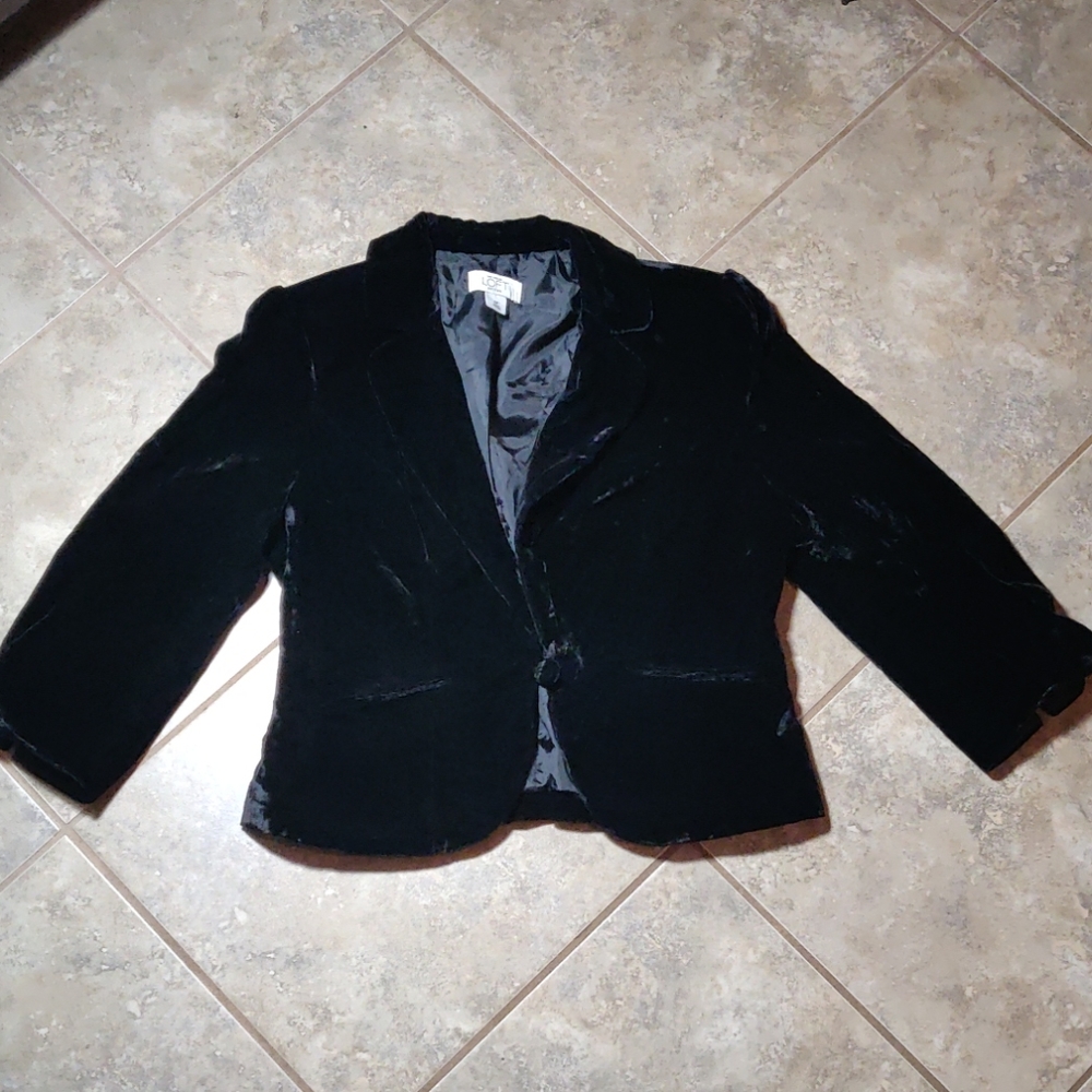 Ann Taylor LOFT Velvet Blazer